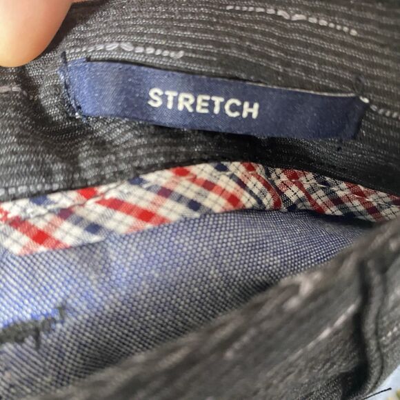 Ben Sherman Shorts Black Stretch Cotton Regular Fit Size 32  8” NWT  Chino - Picture 7 of 8